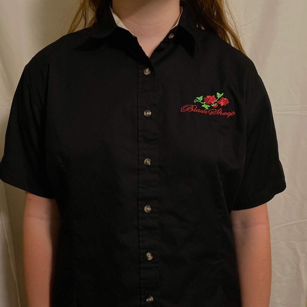 Black Sheep Harley Davidson Button Up
